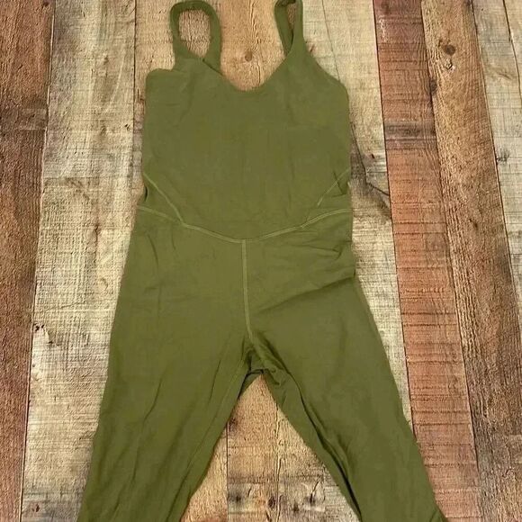Lululemon Align Bodysuit Bronze Green Women’s Sz 6 - Picture 3 of 8